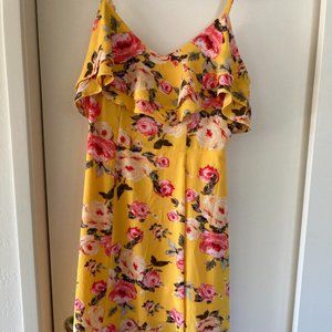 Yellow Floral Sundress